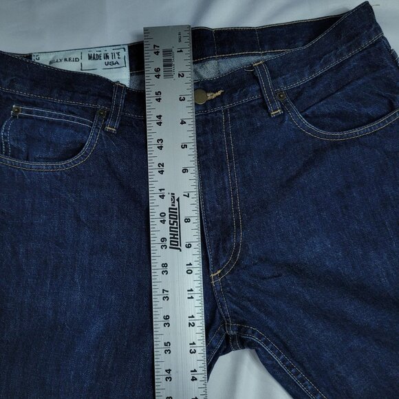 VTG Billy Reid Selvedge Men's Indigo Washed Straight Denim Jeans 35630 Sz 33X30 - Picture 5 of 11